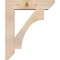 Ekena Millwork Westlake Slat Smooth Bracket w/ Offset Brace, Douglas Fir, 7 1/2"W x 30"D x 36"H BKT0806X30X36WTL06SDF - alternate 2